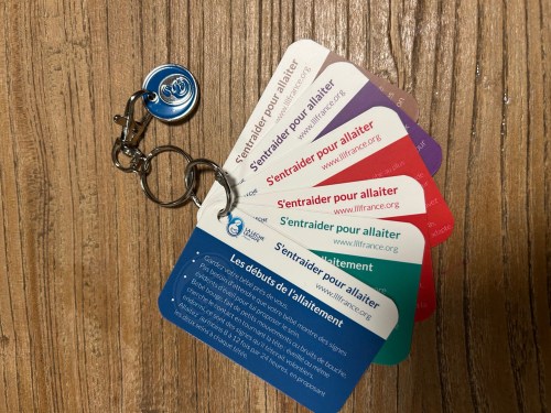 porte-clé jeton+ message